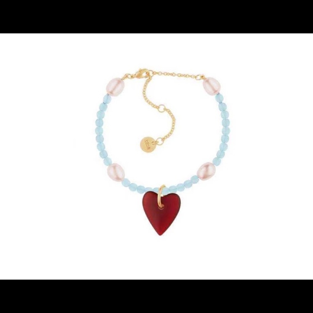 Dior Poesy Heart Bracelet